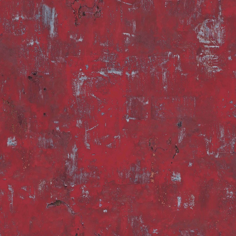 Red wallpaper - Brocante