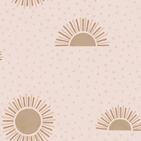 Dutch Wallcoverings - Sunbeam Pink 13321