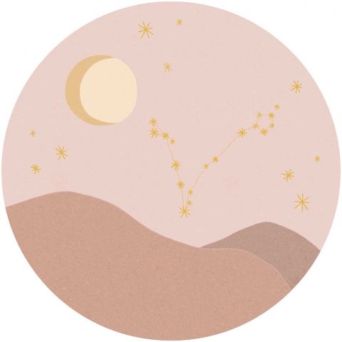 Eijffinger Explore Star Sign Circles - Pisces Rose