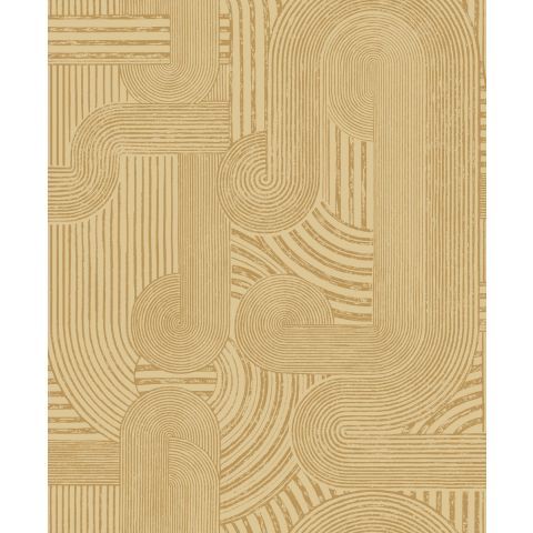 Dutch Wallcoverings First Class - Khalili Mirissa Gold 65962