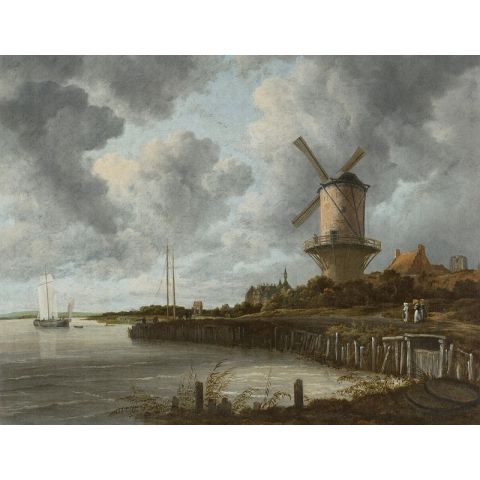 Dutch Wallcoverings Painted Memories The Windmill