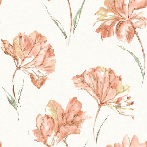 Dutch Wallcoverings First Class - Azalea Orange 90480