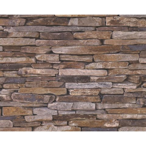 Natural stone nonwoven wallpaper