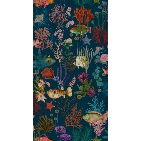 DUTCH WALLCOVERINGS FIRST CLASS - ARBORETUM CORA NAVY 99431