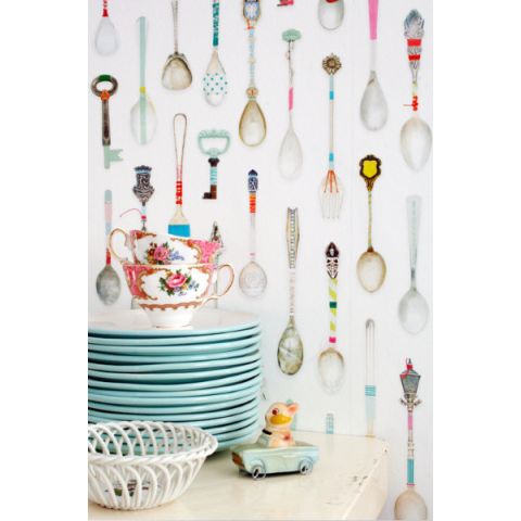 Tea Spoons wallpaper