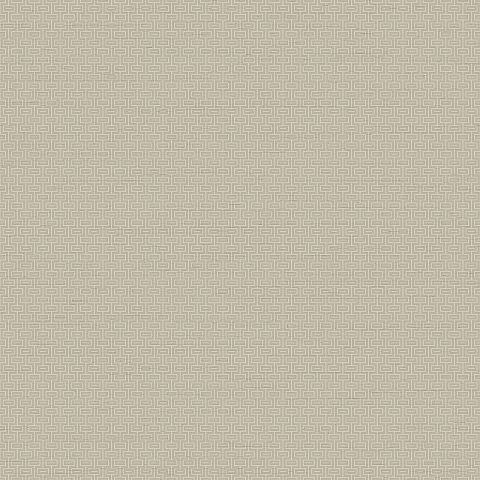 Dutch Wallcoverings - Grace - Geomatric - Greek key plain sage green GR322504