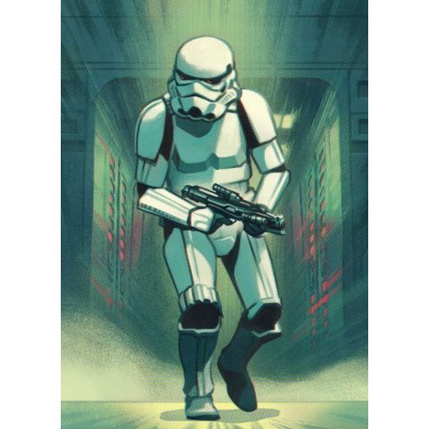Komar Into Adventure - Mandolorian Stormtrooper Print IADX4-024