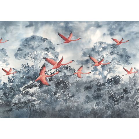 Komar Ink - Flamingos in the Sky INX8-053