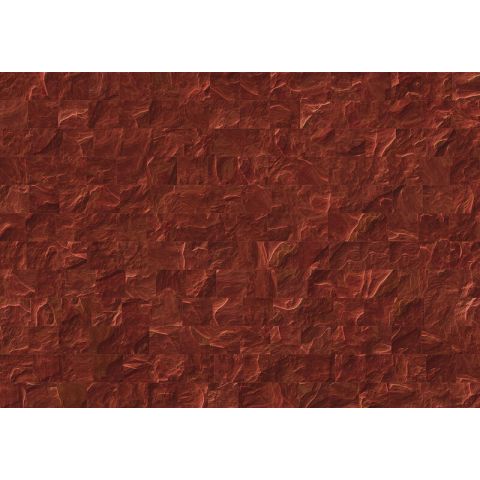 Komar Ink - Red Slate Tiles INX8-078