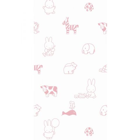 Nijntje - Miffy Animals Pink WP-506