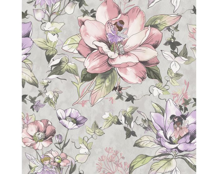 Floral Fairies Grey 13212